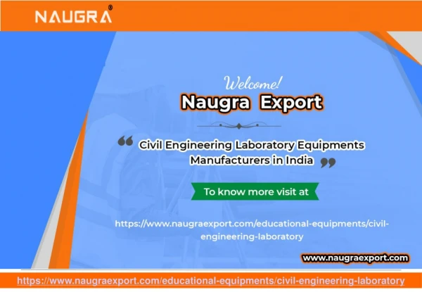 Civil Engineering Lab Equipments Exporters India