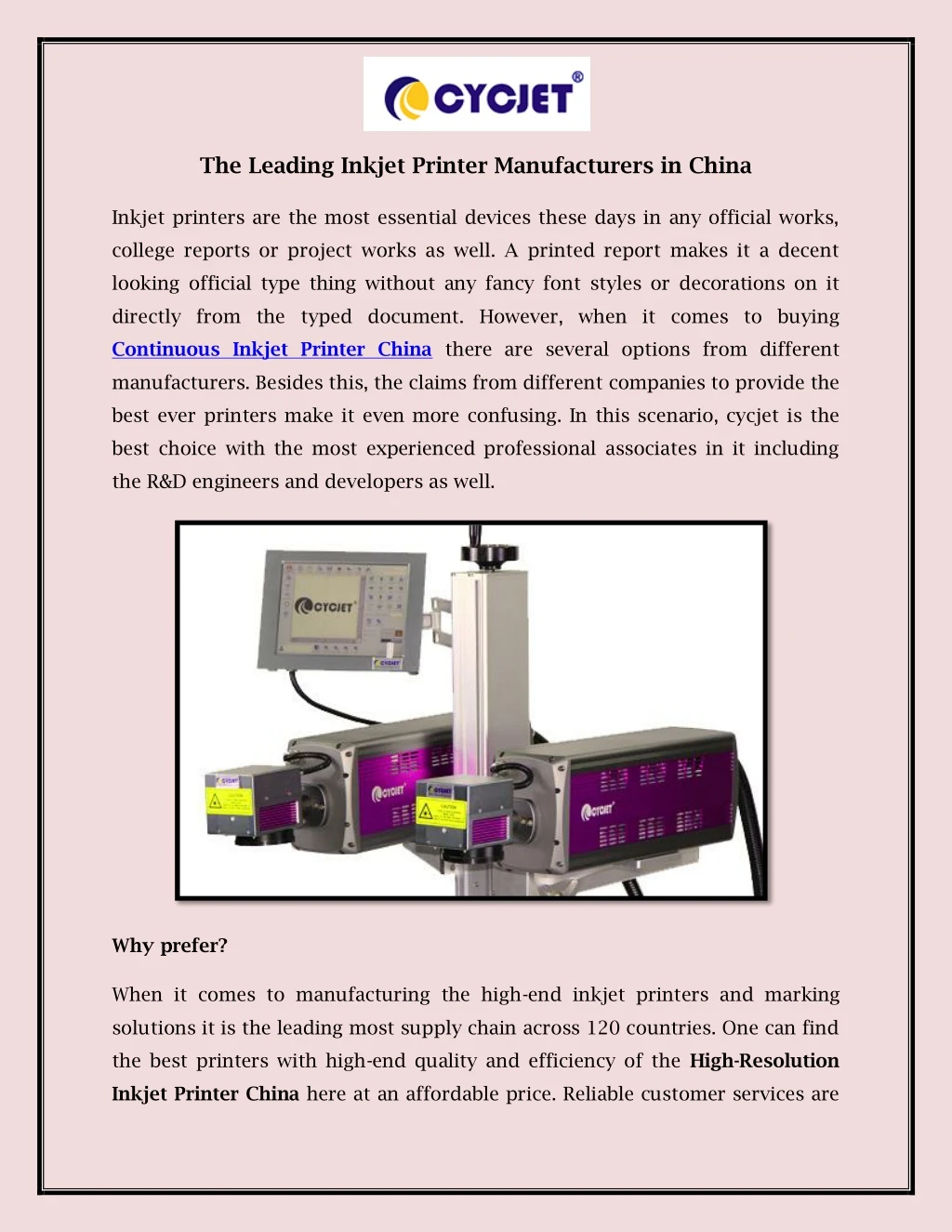 the leading inkjet printer manufacturers in china