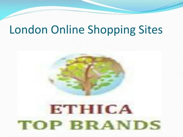 London Clothing Stores Online