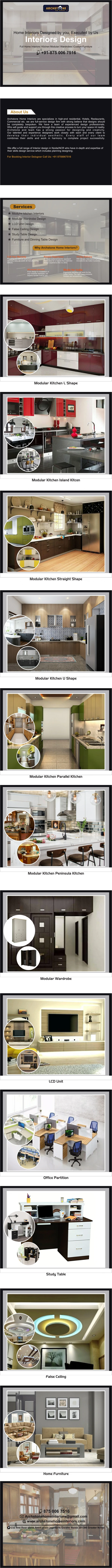 Best Home Modular Kitchen Design in Noida, Faridabad, Greater Noida