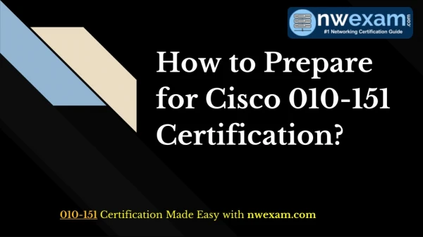 Cisco 010-151_ CCT Data Center (DCTECH) Exam Sample Question- Take It Now