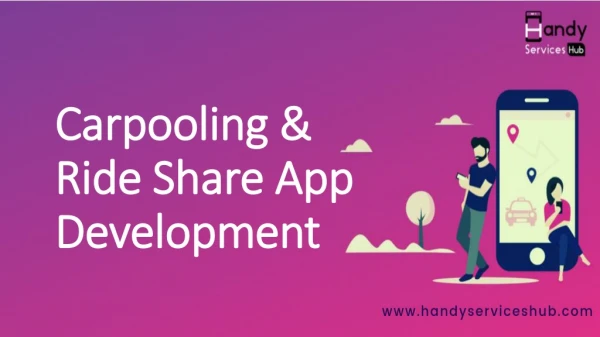 Ride share and Carpooling App Development