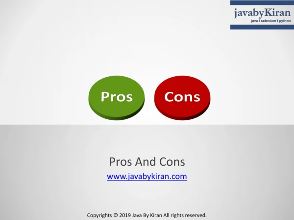 Pros & Cons of Java Programming and Python Programming