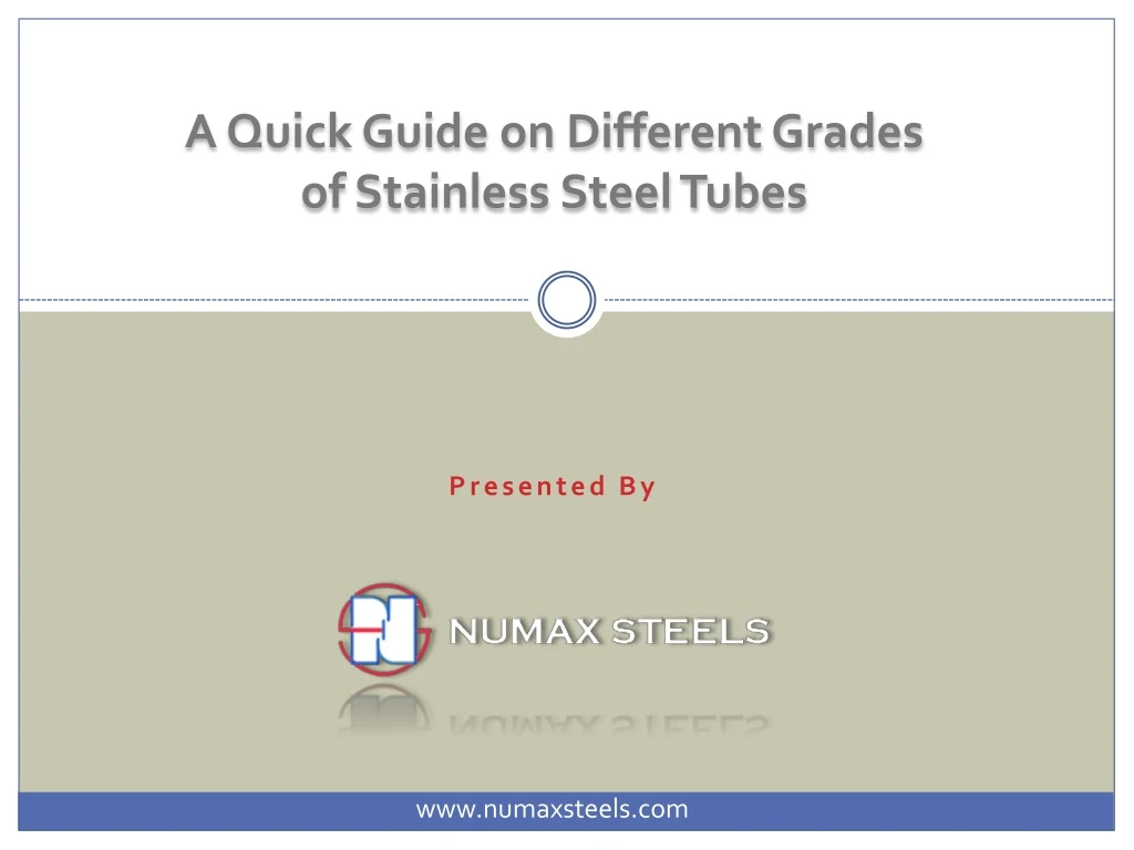 a quick guide on different grades of stainless