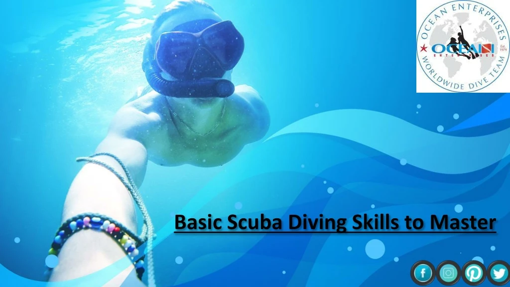 basic scuba diving skills to master