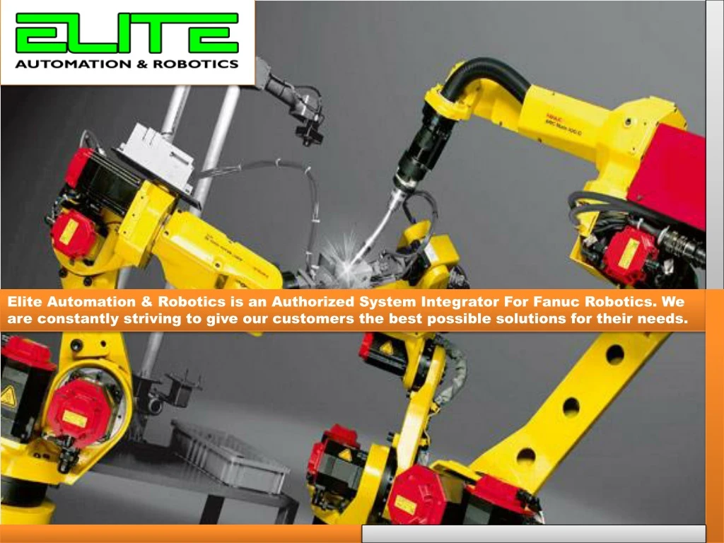 elite automation robotics is an authorized system