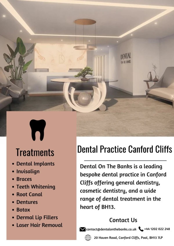 Dental Practice Canford Cliffs