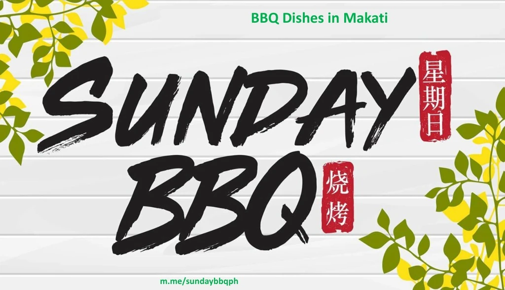 bbq dishes in makati