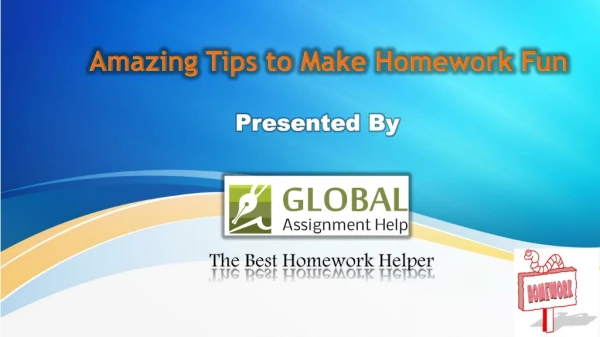 Amazing Tips to Make Homework Fun