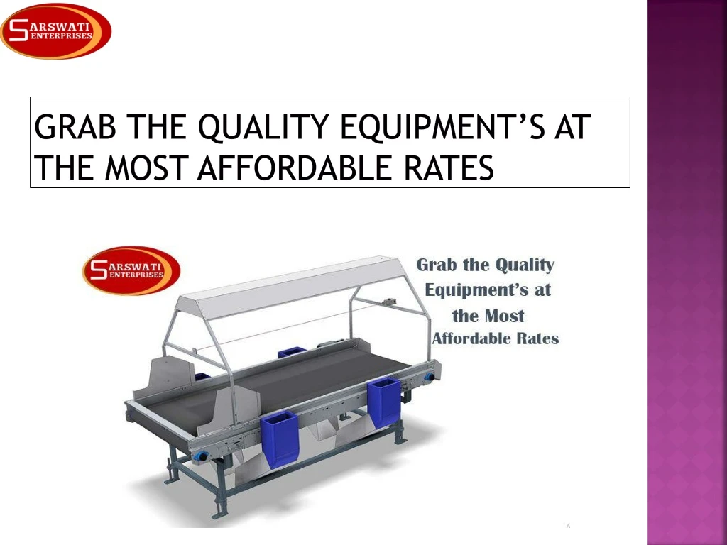 grab the quality equipment s at the most affordable rates
