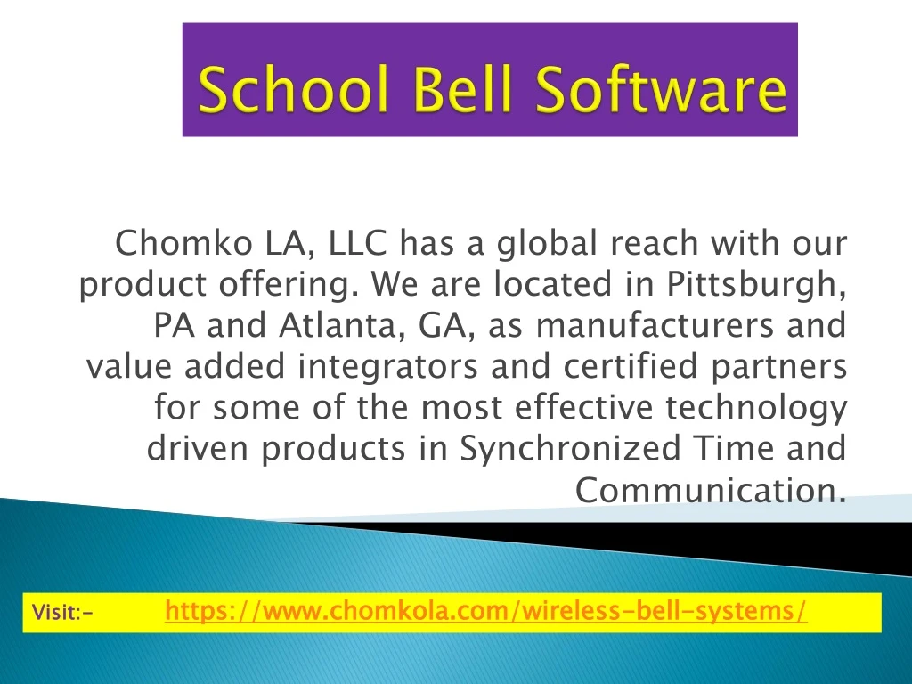 school bell software