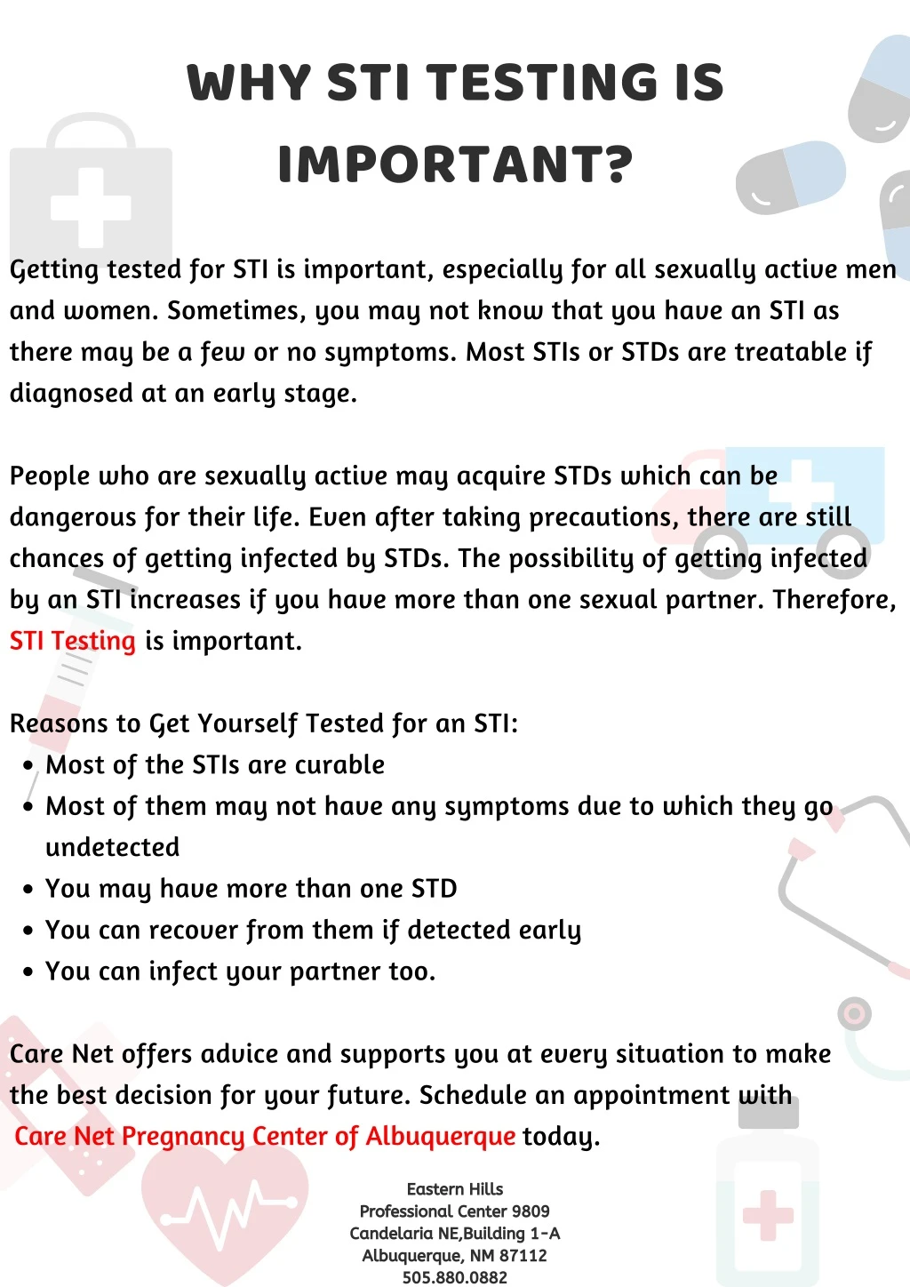 why sti testing is important