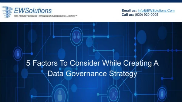 5 Factors To Consider While Creating A Data Governance Strategy