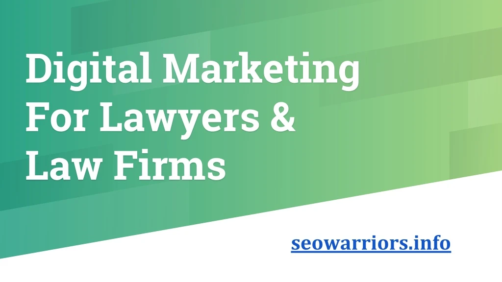 digital marketing for lawyers law firms