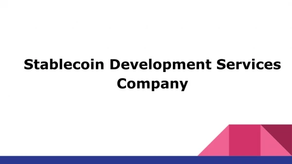 Stablecoin Development Company - Developcoins