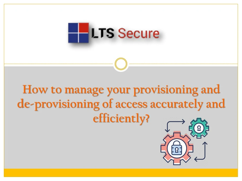 how to manage your provisioning