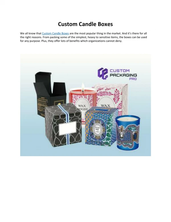 custom candle boxes
