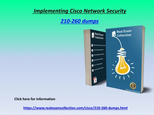 Updated Cisco 210-260 Exam Dumps - 210-260 Question Answers