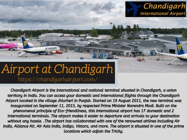 Airport at Chandigarh
