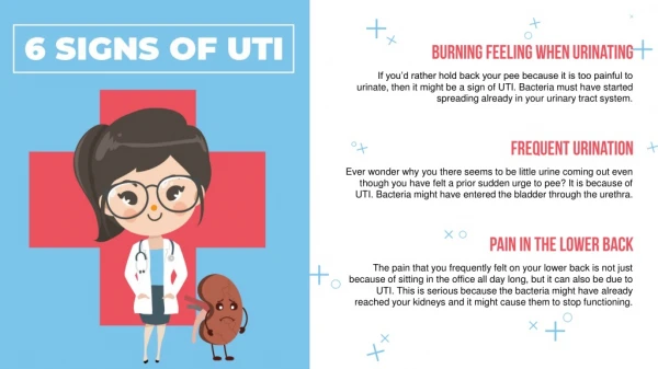 6 Signs of UTI
