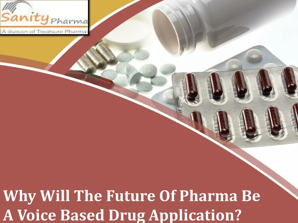 why will the future of pharma be a voice based