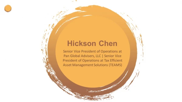 Hickson Chen From Los Angeles, California
