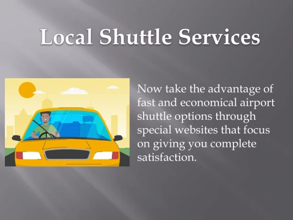 Local Shuttle Transfer Services in US