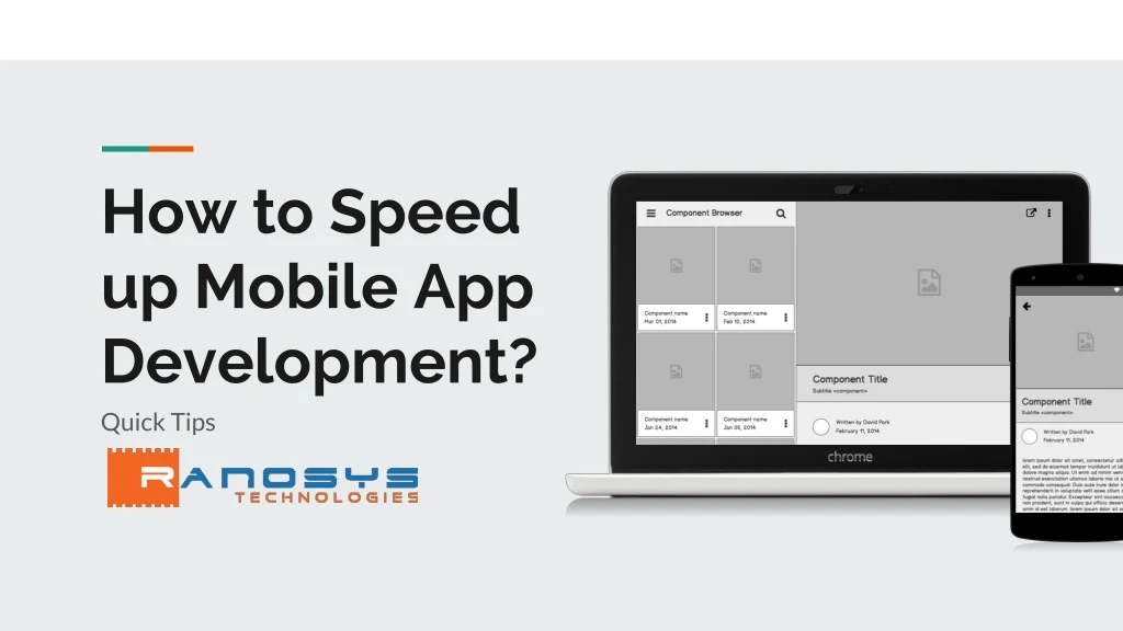 how to speed up mobile app development