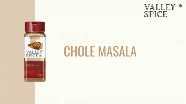 The Best Quality Chhole Masala In India | Valley Spice