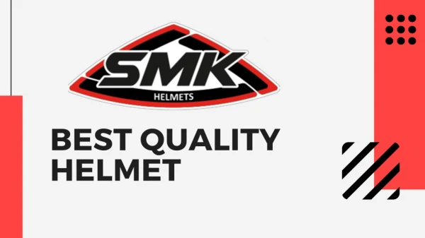 Best Quality Helmet To Buy | SMK Helmets