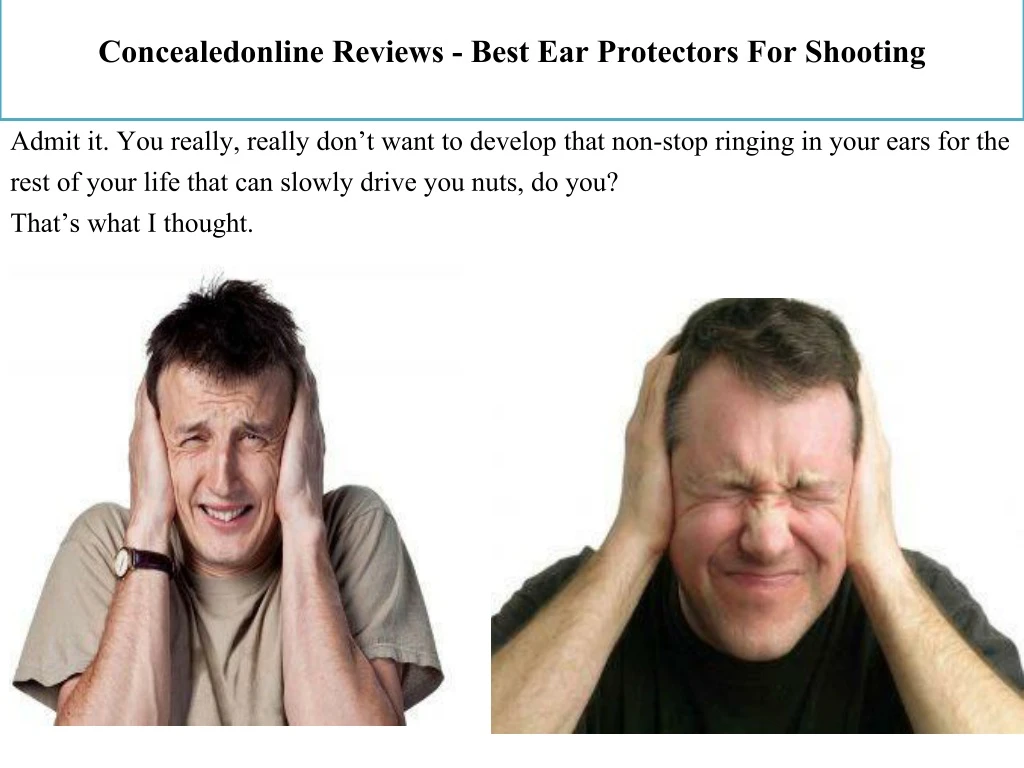 concealedonline reviews best ear protectors for shooting