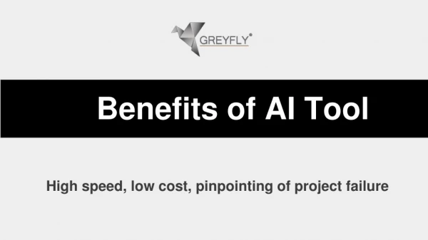 Benefits of AI Tool by Greyfly