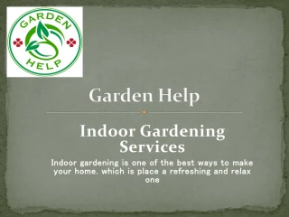 Indoor Gardening Services in Dublin - slide 1