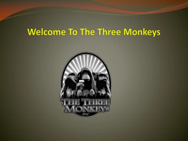 The Three Monkeys - American Bar | Craft Beer | Beer Garden Midtown