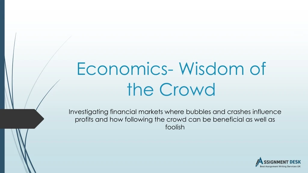 economics w isdom of the c rowd