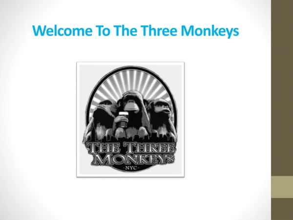 The Three Monkeys - American Bar | Craft Beer | Beer Garden Midtown