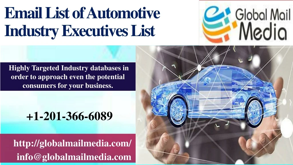 email list of automotive industry executives list