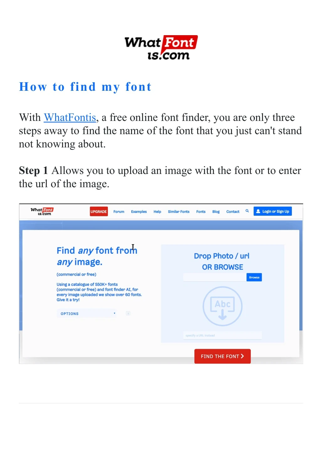 how to find my font