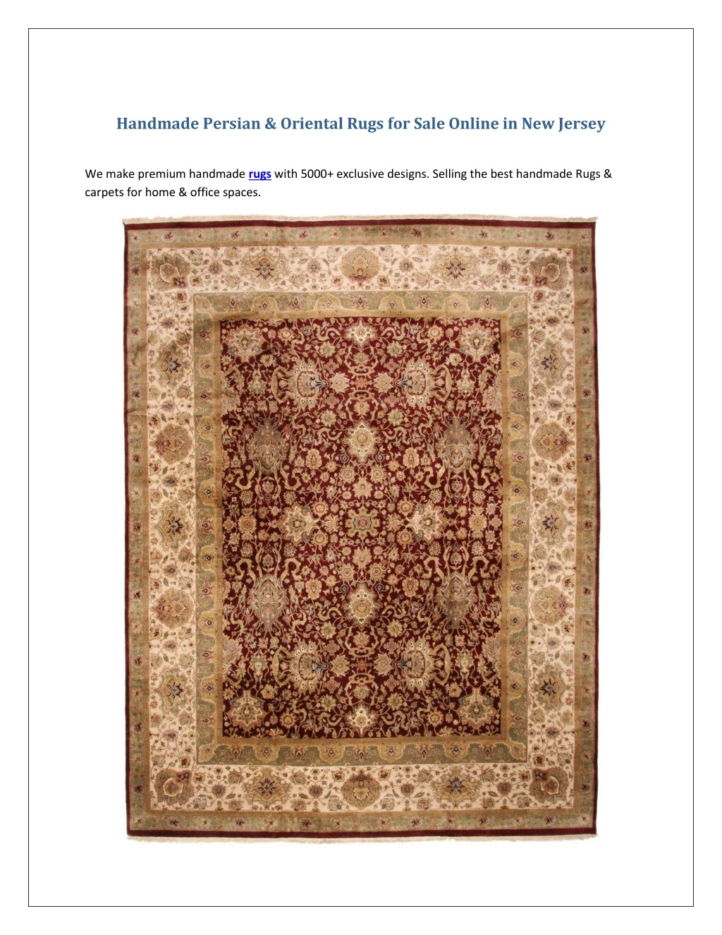 handmade persian oriental rugs for sale online