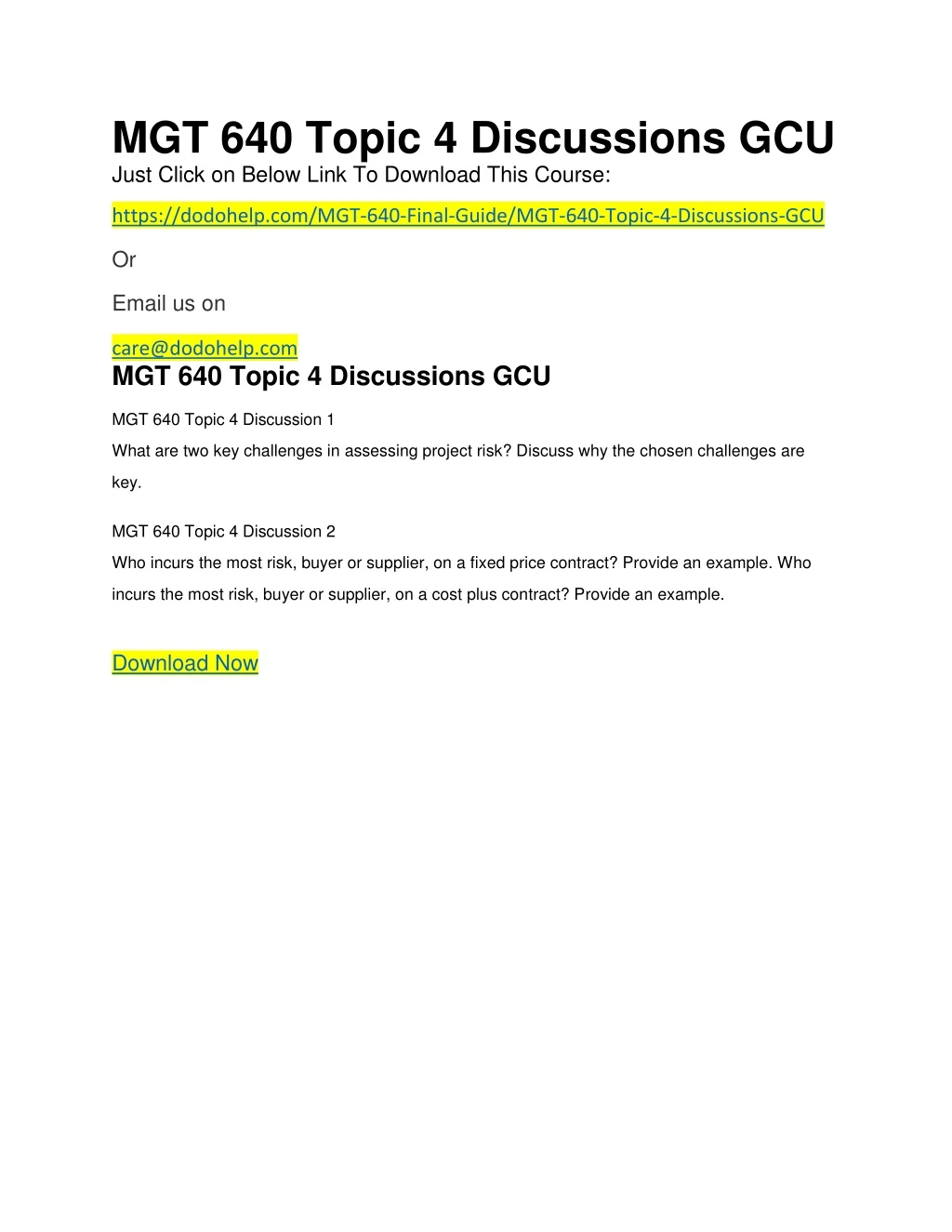mgt 640 topic 4 discussions gcu just click