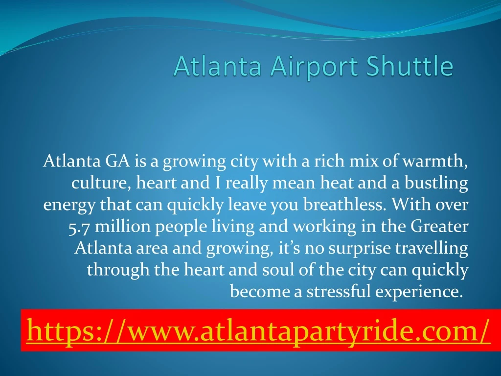 atlanta airport shuttle