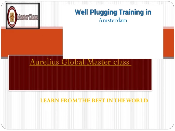 aurelius global master class