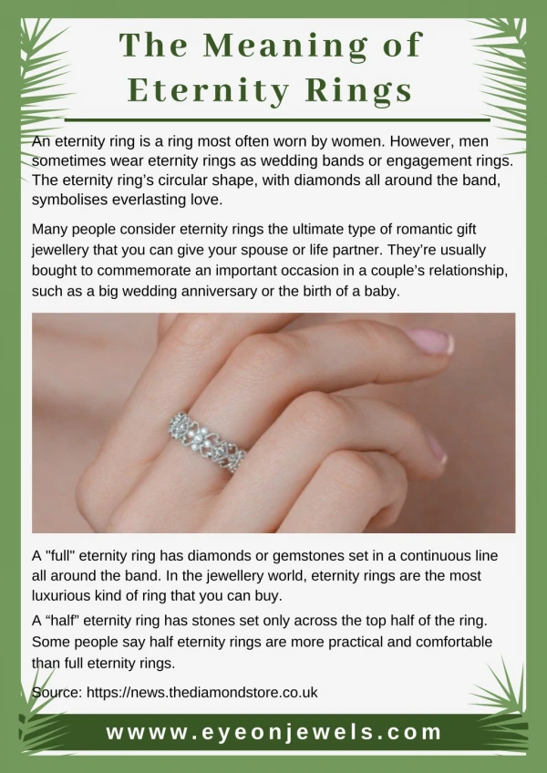 The Meaning of Eternity Rings