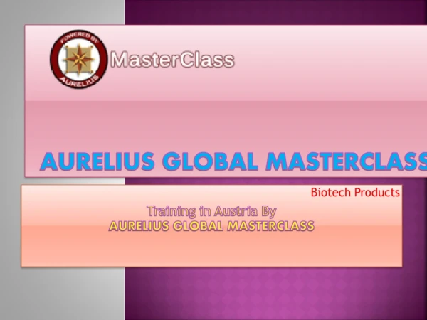 aurelius global masterclass