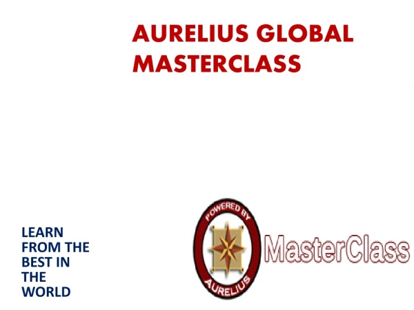 aurelius global masterclass