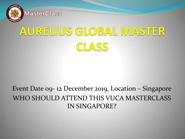 aurelius global master class
