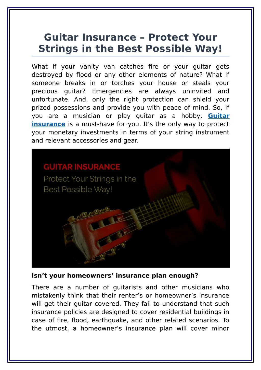 guitar insurance protect your strings in the best