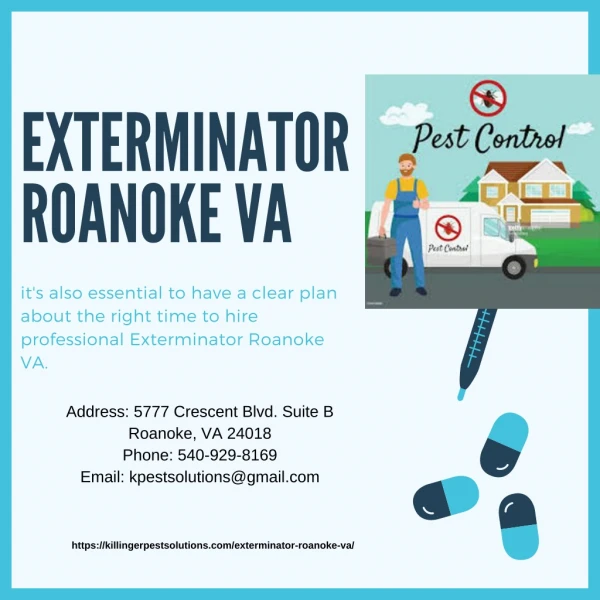 Exterminator Roanoke VA