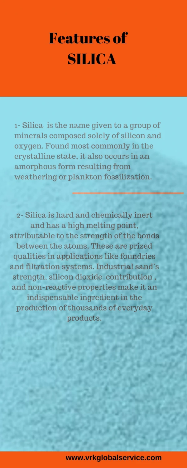 Features of Silica