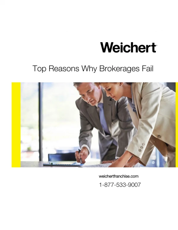 Top Reasons Why Brokerages Fail
